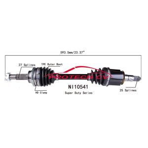 PROTECH AXLES NI10541 CV Axle Assembly
