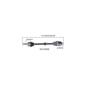 PROTECH AXLES SU10508 CV Axle Assembly