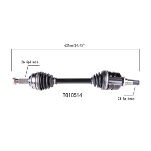 PROTECH AXLES TO10514 CV Axle Assembly