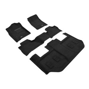3D MAXpider L1CH05804709 15-20 Chevrolet Suburban With Bucket 2Nd Row Elegant Black R1 R2 R3