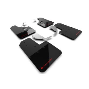 Rally Armor MF85-RR-ST-RD Black Mud Flap/Red Logo