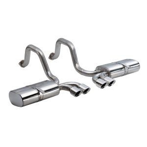CORSA Performance 14111 Corsa 1997-2004 Chevrolet Corvette C5 Z06 5.7L V8 Polished Sport Axle-Back Exhaust