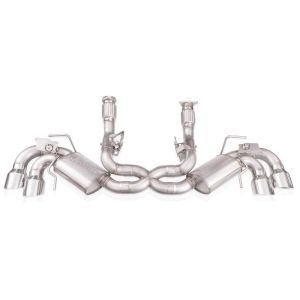 Stainless Works C8CBL 20-21 Chevrolet Corvette C8 6.2L Legend Cat-Back Exhaust w/ Polished Tips