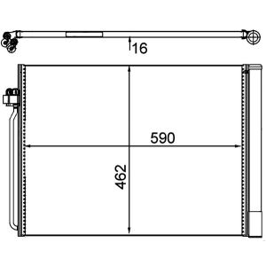 BEHR AC 405 000P A/C Condenser