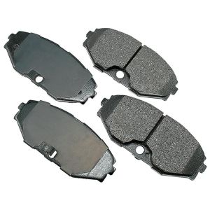 Akebono ACT587 Akebono ProACT Ultra Premium Ceramic Disc Brake Pad Kit