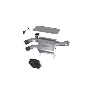 MBRP Exhaust AT-9208AS Active Exhaust; T304 Dual-Out; 3" OD Carbon Fiber Tips.