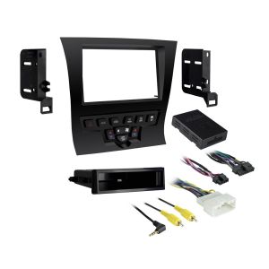 Metra 99-6525HG Single/Double DIN Dash Kit for 2011 - Chrysler 300 Vehicles (High Gloss Black)