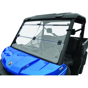 QuadBoss 375784 16-22 Can-Am Defender HD10 Windbreak Folding Windshield