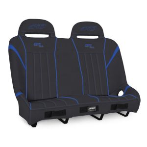 PRP Seats A60-V PRP Polaris RZR GT/S.E. Suspension Bench- Black/Blue