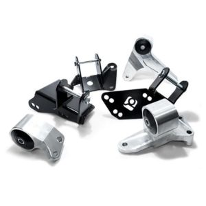 Innovative 96-00 Civic K-Series Silver Aluminum Mounts 75A Bushings (EG/DC Subframe)