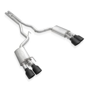 Stainless Works GT500CBHFCRB 2020 Ford GT500 Redline Catback H-Pipe Exhaust Factory Connect - Black Tips