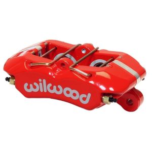 Wilwood 120-16190-RD Caliper-Forged Dynapro 4 5.25in Mount-Red-Universal 1.38/1.38in Pistons .81in Disc