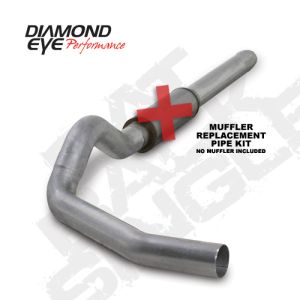 Diamond Eye Performance K5244A-RP Diamond Eye KIT 5in CB MFLR RPLCMENT PIPE SGL AL: 2004.5-2007.5 DODGE CUMMINS 600