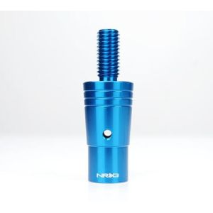 NRG SKA-014BL 14mm Euro Aluminum Adapter w/ M10x1.5 Thread Pitch - Blue