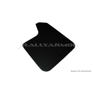 Rally Armor MF12-BAS-BLK Black Mud Flap/Black Logo