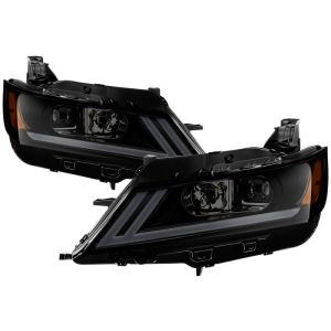 SPYDER 9042881 xTune 14-18 Chevy Impala (Excl Limited) DRL Halogen Proj Headlights - Blk Smk (PRO-JH-CIM15-LB-BSM)