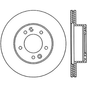 StopTech 89-92 Mazda RX-7 Slotted & Drilled Right Front Rotor