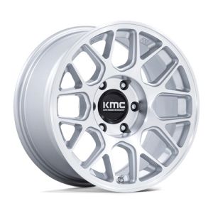 KMC HATCHET 17X8.5 5X5 71 +25 G-SLV-MCH