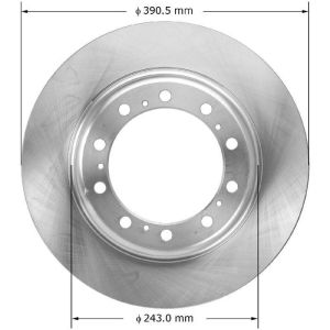 BENDIX DRUM & ROTORS PRT5345 BENDIX Disc Brake Rotor