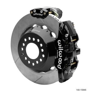 Wilwood 140-15846 Narrow Superlite 4R Rear P-Brk Kit AERO4 14.00in Rotor Big Ford New Style 2.50in Offset