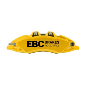 EBC Racing 17-21 Honda Civic Type-R (FK8) Yellow Apollo-6 Calipers 380mm Rotors Front Big Brake Kit