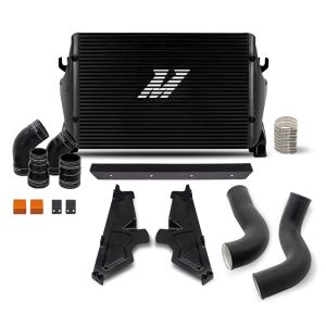 Mishimoto MMINT-RAM-19KBKWBK 2019+ Dodge Ram 6.7L Cummins Intercooler Kit / BK Cooler - WBK Pipes
