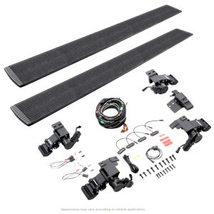 Go Rhino 20443587T 22-23 Toyota Tundra CrewMax Cab 4dr E-BOARD E1 Electric Running Board Kit - Bedliner Coatng