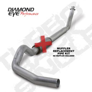 Diamond Eye Performance K5216A-RP Diamond Eye KIT 5in TB SGL MFLR RPLCMENT PIPE AL: 94-02 DODGE CUMMINS 5.9L W/ RP #510220