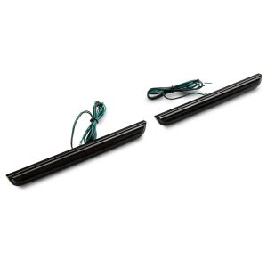 Raxiom CH6725 15-23 Dodge Challenger Axial Series LED Rear Bumper Reflector Lamps- Smoked