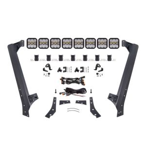 Diode Dynamics DD7224 Jeep JK SS5 Sport CrossLink Windshield - White Combo Lightbar Kit