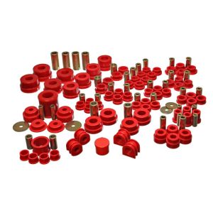Energy Suspension 02-09 Nissan 350Z / 03-07 Infinity G35 Coupe Red Hyper-Flex Master Bushing Set
