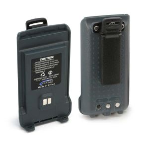 Rugged Radios BAT-GMR2 GMR2 Replacement Battery with 12v Charge Port and Belt Clip Grey