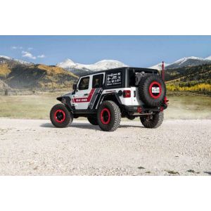 Road Armor 5182R1B-TC 18-20 Jeep Wrangler JL Stealth Rear Bumper Mid Width w/Tire Carrier Assembly - Tex Blk