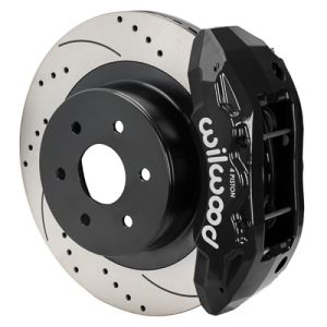 Wilwood 140-16861-D 99-18 Chevy Silverado/GMC Sierra 16x1.25 Drilled & Slotted Rotor TX4R 4 Piston Rear Brake Ki