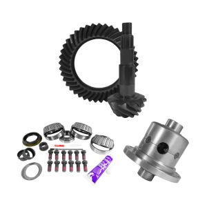 Yukon Gear & Axle YGK2117 Yukon 11.5in AAM 4.56 Rear Ring & Pinion Install Kit Positraction 4.375in OD Pinion Bearing