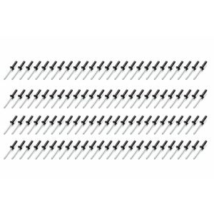 FIVESTAR FIV814B-100S Sm Hd Rivet Black Multi -grip 100pk