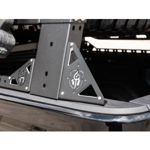 Road Armor 500BRS-BRKTKIT 05-19 Toyota Tacoma TRECK Drill-Less Rack Base Mounting Bracket Kit - Tex Blk