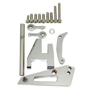 RACING POWER CO-PACKAGED RPCR6405 Chrome Alum SB Chevy Alternator Bracket Swp