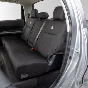 Covercraft GTF4127COBK 19-22 Ford F250 Carhartt Super Dux PrecisionFit Custom Second Row Seat Covers - Black