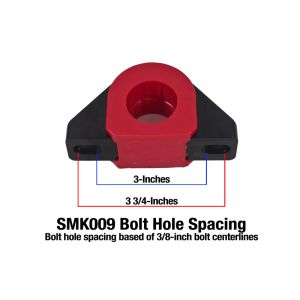 BMR Suspension SMK009 Sway Bar Mount, Billet Alum Mount, 1.25 Inch Poly Bushings
