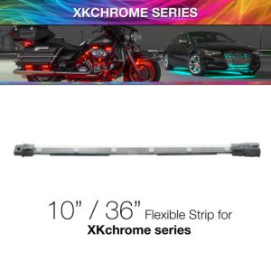 XKGLOW XK-4P-S-10 XK Glow 10in Multi Color Flexible Strip for XKchrome & 7 Color Series