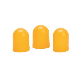 AutoMeter 3208 LIGHT BULB BOOTS, YELLOW, QTY. 3