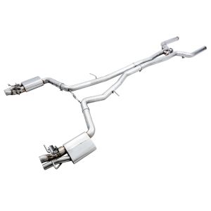 AWE Tuning 3025-11005 2019+ Mercedes-Benz C63 AMG Coupe (W205) SwitchPath Cat-Back Exhaust - No Tips
