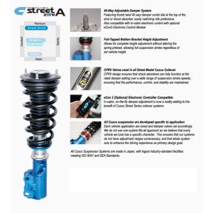 Cusco 1H1 61N CP 2023+ Toyota GR Corolla (GZEA14H) AWD Street Zero-A 40-Way Adj Coilove Kit