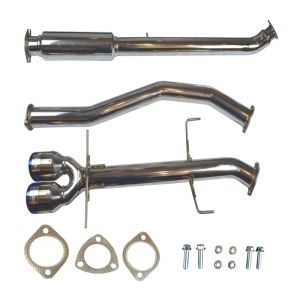 Injen SES1581TT 17-20 Honda Civic Si 1.5L Turbo (Sedan Only) 3in Cat-Back Stainless Steel Exhaust