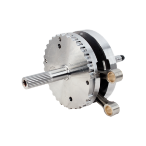 S&S Cycle 320-0351 2007+ BT 4-3/8in Stroke Flywheel Assembly w/o Sprocket Shaft Bearing Race