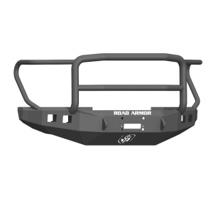 Road Armor 61745B 17-20 Ford F-250 Stealth Wide Fender Front Winch Bumper w/Lonestar Guard - Tex Blk
