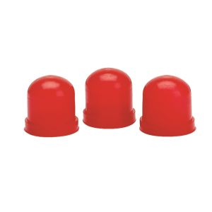 AutoMeter 3214 LIGHT BULB BOOTS, RED, QTY. 3