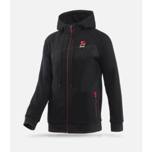 Akrapovic Mens Corpo Zip Hoodie Black - M