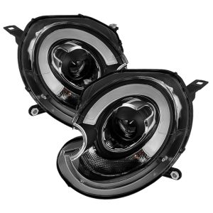 SPYDER 5080615 Projector Headlights - DRL - Black